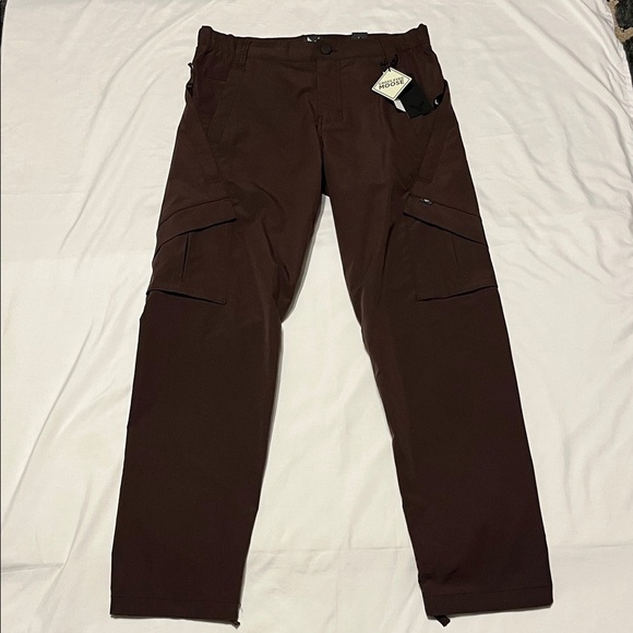Men's Cargo Pants in Rich Brown - Picture 1 of 16